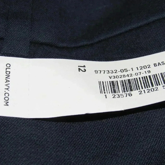 OLD NAVY Pixie Never Fade Navy Blue Pants Size 12 - Picture 4 of 4